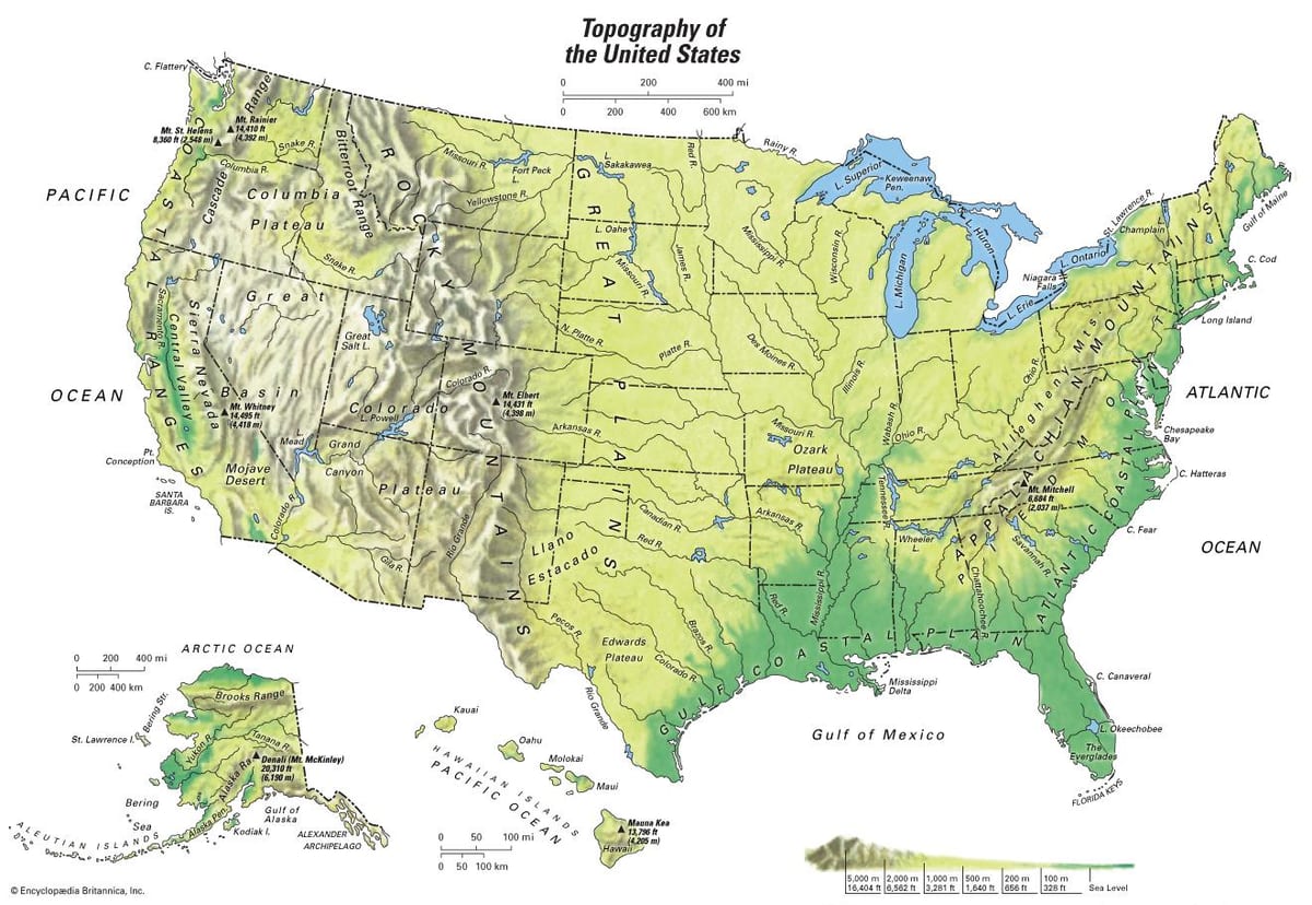 mappa topografica di NOI