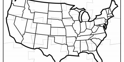 Mappa puzzle USA